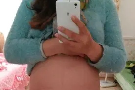 看看我的怀孕照和症状，结果很多宝妈都猜错了图片