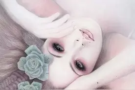 彩色铅笔画出的都市丽人！好惊艳！图片
