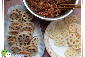 洪湖美食之藕夹图片