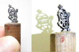 玩出新花样的铅笔图片