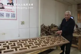 天津从业40多年的老木匠辛全生，手工制作传统罗汉床 第二集视频封面
