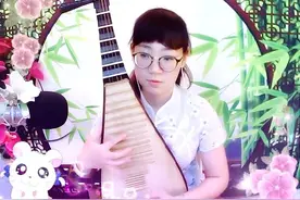 天青色等烟雨，就当我为遇见你伏笔，梦千语深情演奏《青花瓷》图片