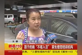 太原：孩子的画“不堪入目” 家长埋怨培训机构视频封面