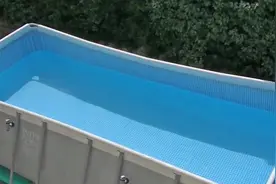 原来在家建个泳池这么简单，大热天的我也要去建一个！