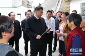 习近平视察三峡移民村图片