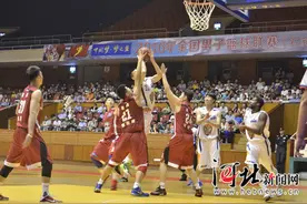 全国男子篮球联赛河北翔蓝104:78轻松拿下东部陆军图片