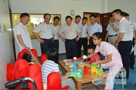 江西省民政厅工作组一行莅临吉安市社会福利中心视察指导工作图片