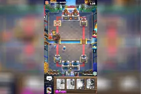 皇室战争11阶2V2部落战 神配合天衣无缝！
