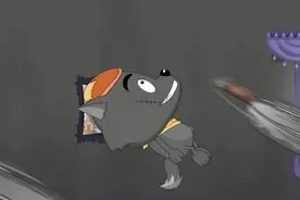 灰太狼正得意自己躲过了老婆的平底锅时，就老婆的平底锅被打飞了视频封面