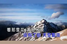 一曲《没有了你》好听至极视频封面