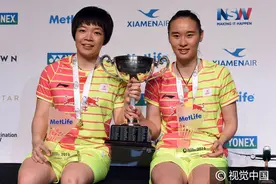 澳大利亚羽毛球公开赛女双决赛：陈清晨/包宜鑫组合夺冠图片
