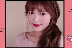 淑媛女人味的斜扎麻花辫编发，好看又好学！