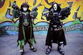 我即是死亡天使，《守望先锋》死神神还原Cosplay图片