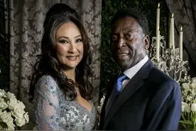 贝利与日裔女友结婚 球王娇妻温婉动人图片