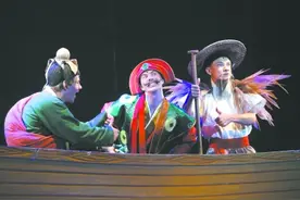 美国学生用中文演绎成语故事图片