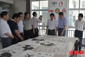 宿城区委常委、宣传部长尹者刚一行来泗阳县考察图片