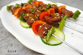 烤牛肉串#豆果魔兽季部落#图片
