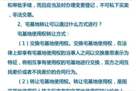 #法律课堂#  宅基地怎么转让？图片