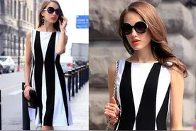 夏季修身舒适连衣裙，让你做最靓丽的女人！图片