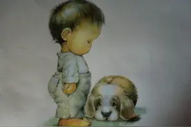 狗狗与小孩，史上最萌物种擦出的萌火花图片