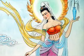 观音姐姐和孙悟空开了一个玩笑，结果，石猴孙悟空也脸红了！图片