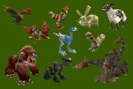 快来看看有喜欢的么？魔兽7.0猎人机械宝宝全家福图片