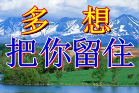 《多想把你留住》即使不能把你挽留，爱你的心从未改变视频封面