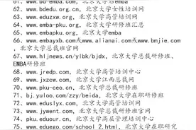 假冒北京大学名义开展教育培训宣传的网站公示图片