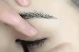 双眼皮的猫眼线画法图片
