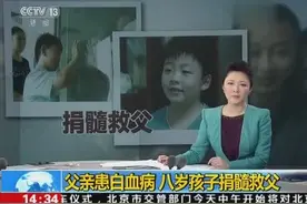父亲患白血病 八岁孩子捐髓救父图片