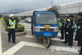 警方查三环路交通违法 30多名闯禁行驾驶人被罚图片