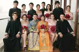 陈晓带领伴郎团上演“抢亲大战”，赵丽颖看到脸都绿了图片