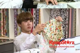 韩娱：朴智旻J-HOPE展现缝纫实力 综艺也发光的防弹少年团图片