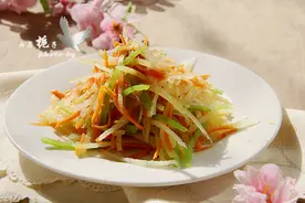 夏季经典小菜，炝拌三丝，秘籍在这里，好吃到爆图片
