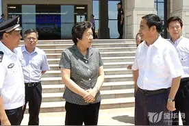 司法部部长吴爱英来我市调研图片
