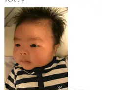 阿杜晒儿子两个月近照 网友：头发是随你了吗图片