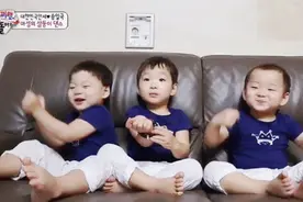 宋一国三胞胎儿表情包萌翻人，殿堂级吃货图片