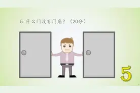脑筋急转弯：什么门没有门扇？