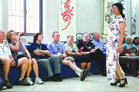 老外做一天“上海人”图片