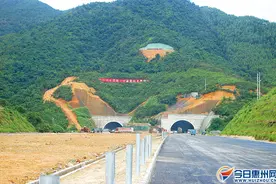 潮惠高速莲花山隧道或月内贯通 超5公里全市最长图片