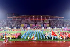 咸阳市第十一届运动会开幕图片