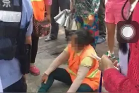 “我向您道歉，阿姨！”钟楼星湖路当街打环卫的莽汉站出来了图片