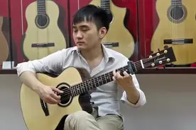 吉他老师独奏《卡农》简单版，初学者一看就会！视频封面