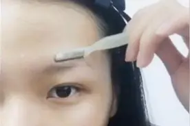 教你一个快速简便的修眉小技巧