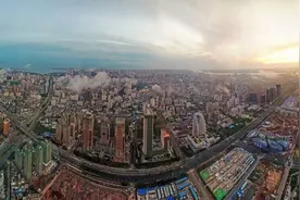 海口人必看 海秀快速路全景大图 美翻了图片