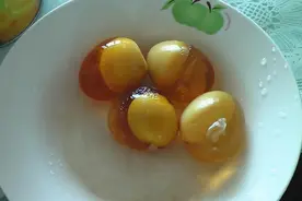 黄金蛋？金黄色的蛋体如琥珀般晶莹剔透，你们吃过没？图片
