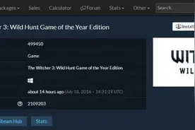 《巫师3》年度版“上架”Steam商店 你准备买吗？图片