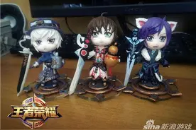 萌萌哒李白粘土手办 王者荣耀大神作品展示图片