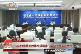 “2018世界500强对话湖北”活动下月在汉举行视频封面