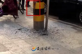 老城区金阳路一电线杆火花四溅持续十多分钟图片